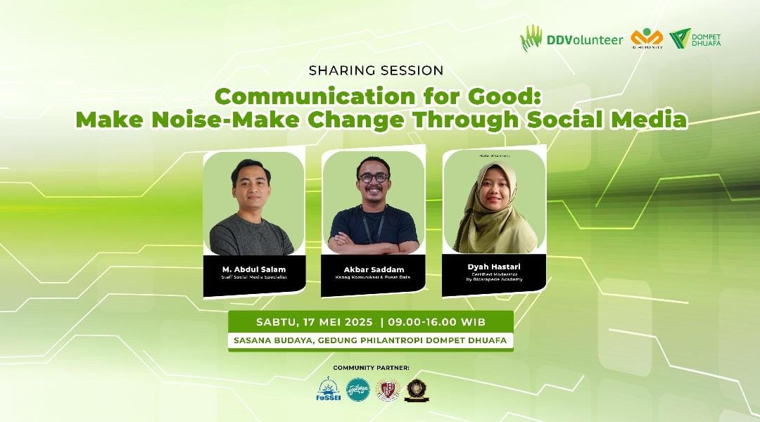 Communication for Good: Make Noise-Make Change Through Social Media