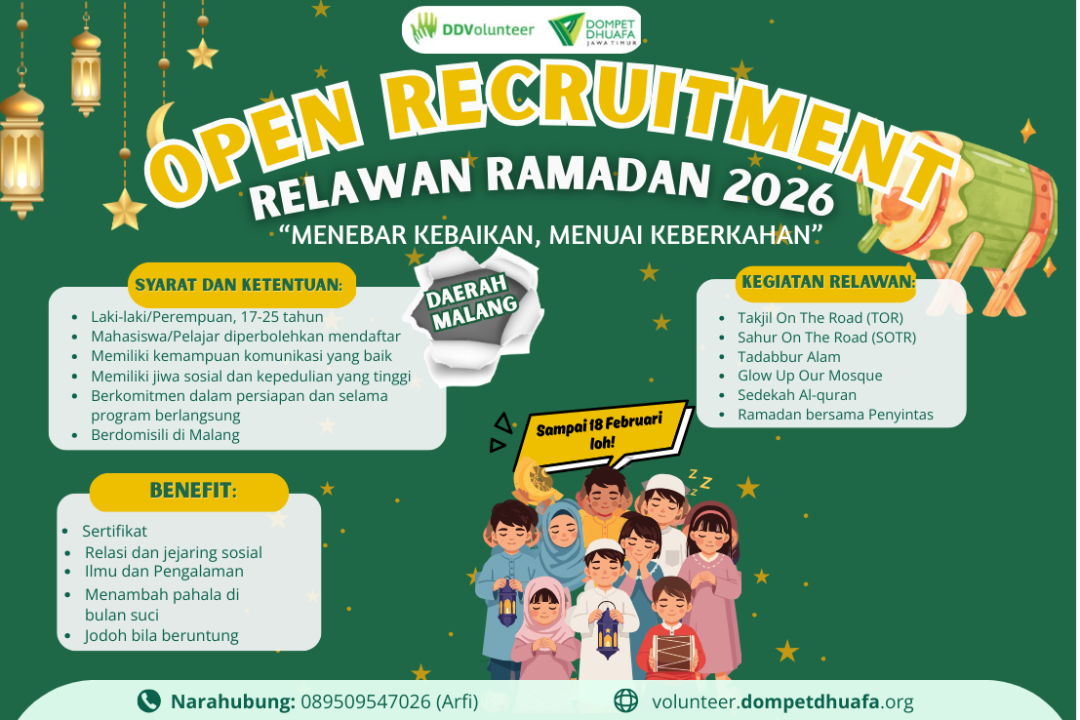 Relawan Ramadhan Malang (Menebar Kebaikan, Menuai Keberkahan)