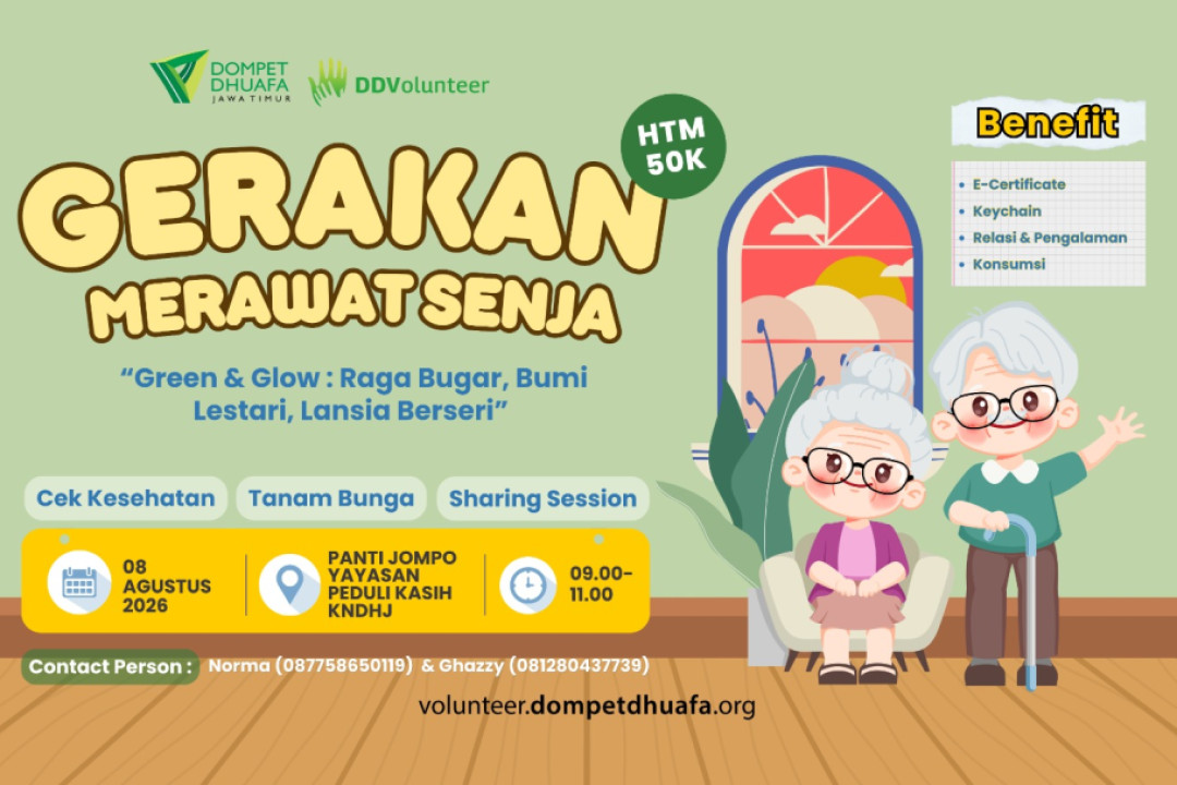 Gerakan Merawat Senja: Green & Glow – Raga Bugar, Bumi Lestari, Lansia Berseri