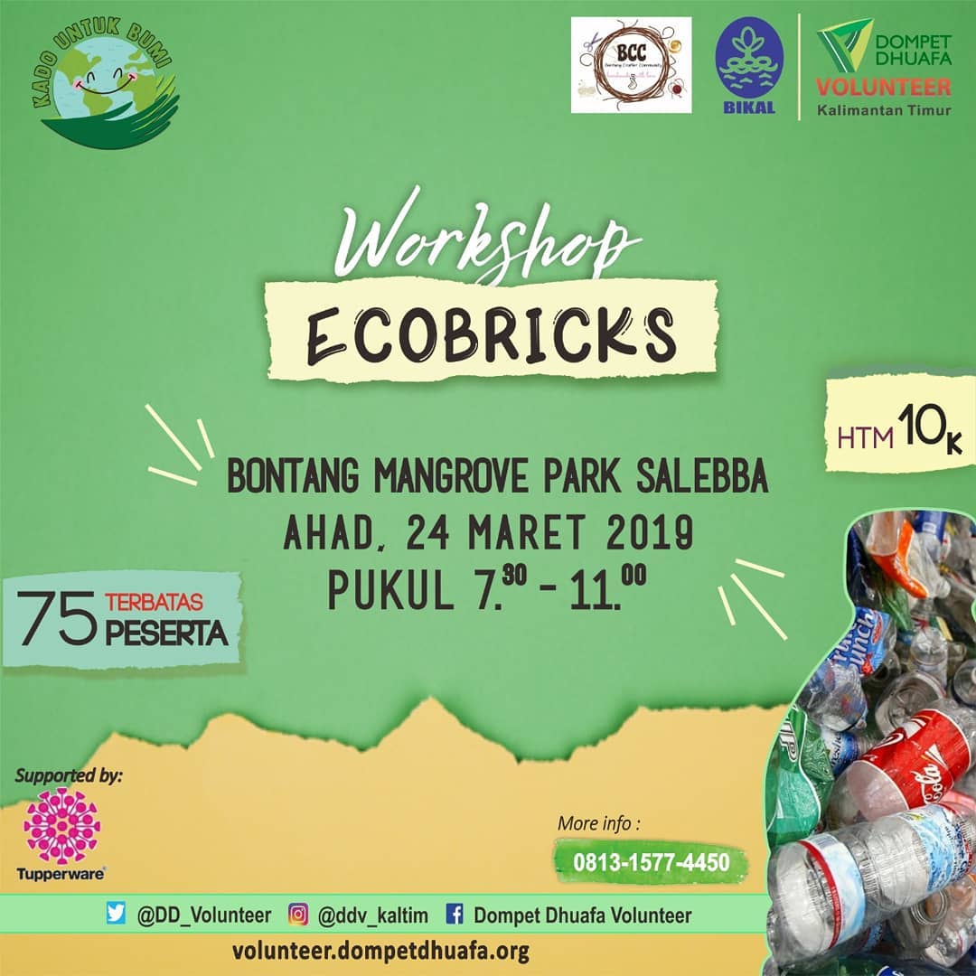 Edukasi Pemanfaatan Sampah Plastik Melalui Workshop ECOBRICKS