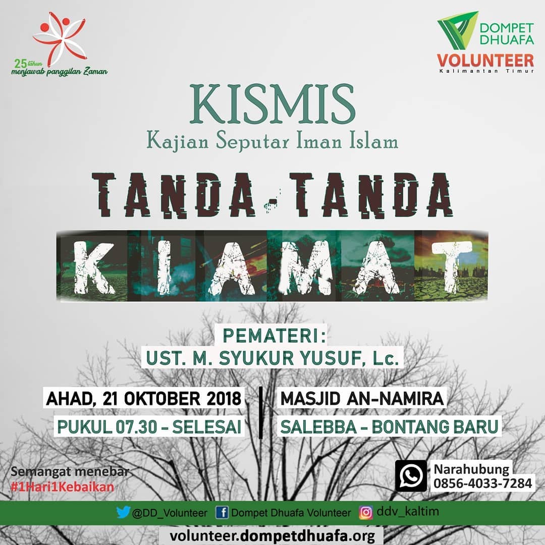 Kismis ~ Kajian Seputar Iman Islam - Tanda-tanda Kiamat