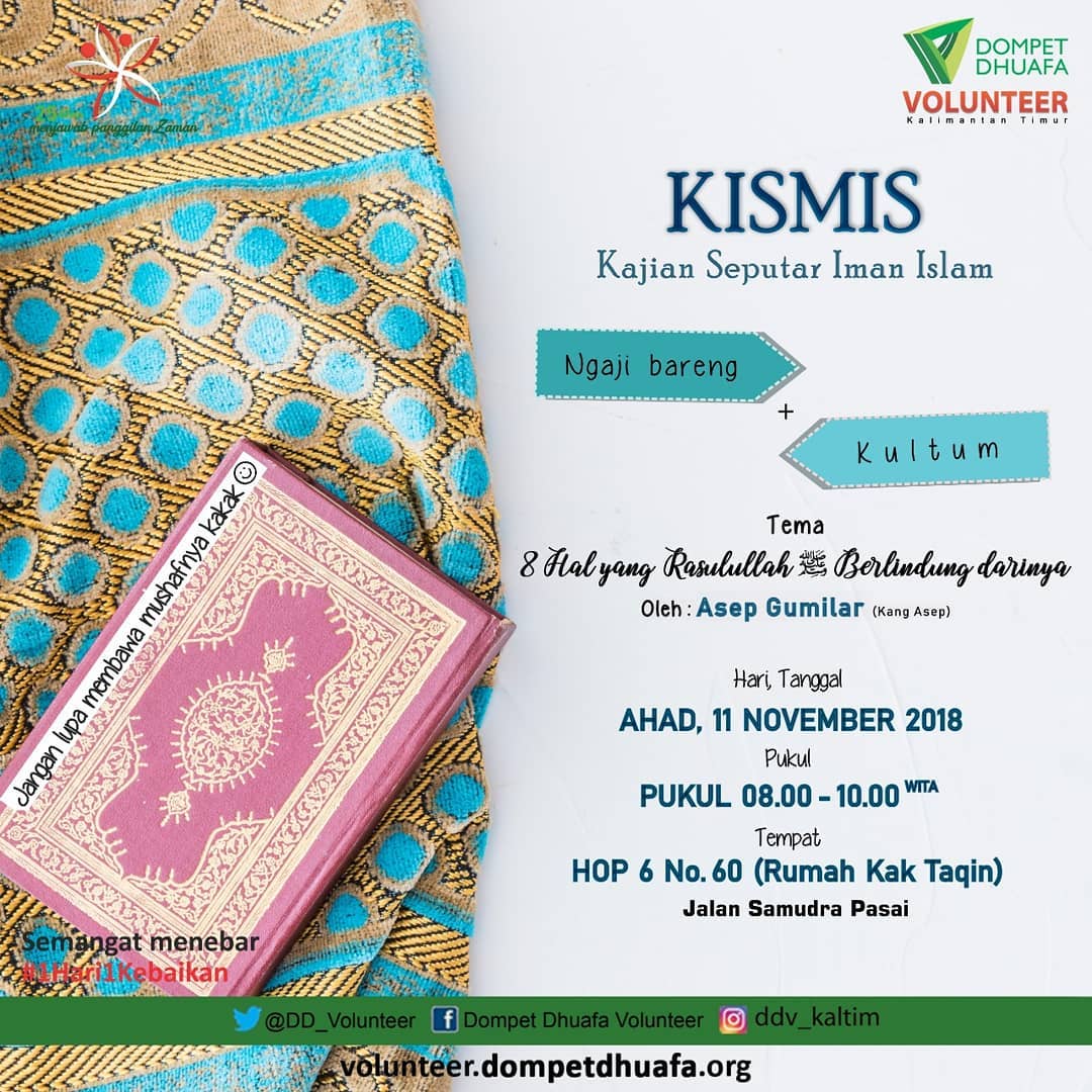 Kismis ~ Kajian Seputar Iman Islam - 8 hal yang Rasulullah SAW berlindung  darinya