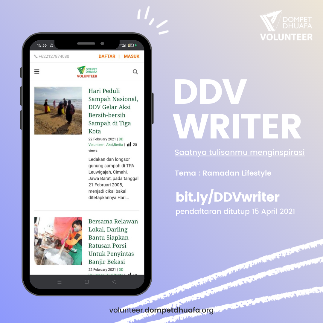 DDV Writer - Saatnya Tulisanmu Menginspirasi