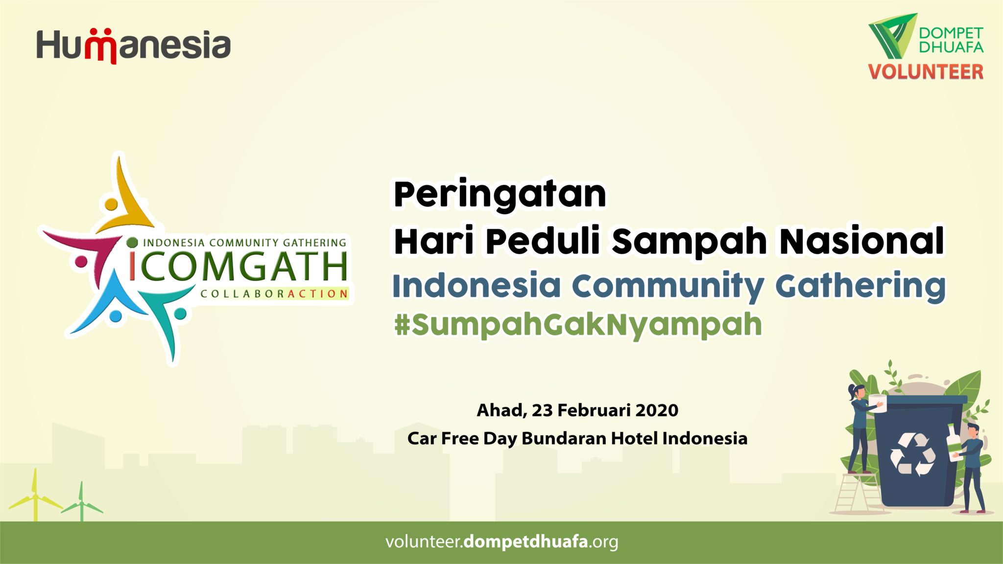 Peringatan Hari Peduli Sampah Nasional sebagai Kick Off 