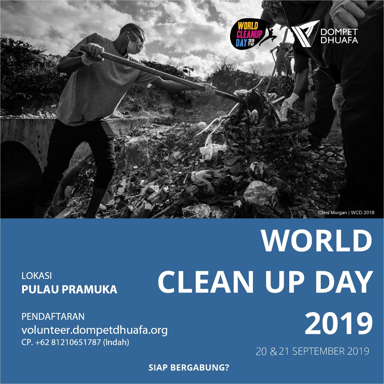 Open Recruitment Volunteer World Clean Up Day Jabodetabek